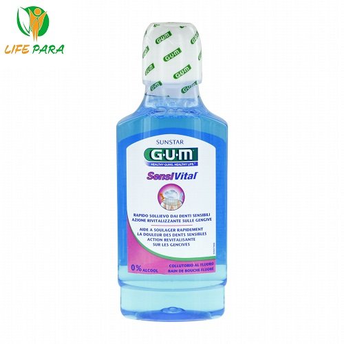 GUM-Bain-de-Bouche-SensiVital-300ml.jpg GUM Bain de Bouche SensiVital, 300ml – Image 1